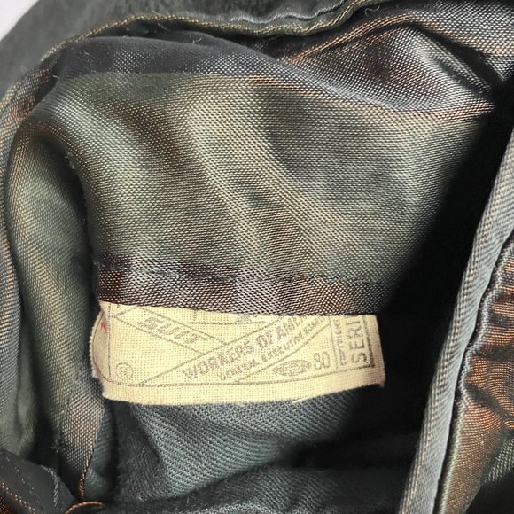 1960s Men's Black & Blue Topcoat - Picture 12 of 15